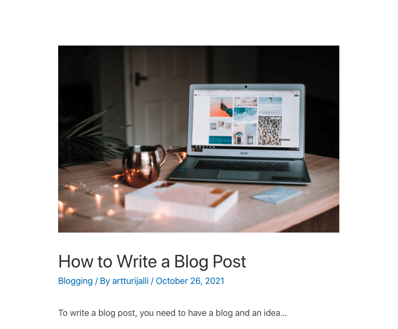 Wordpress page preview