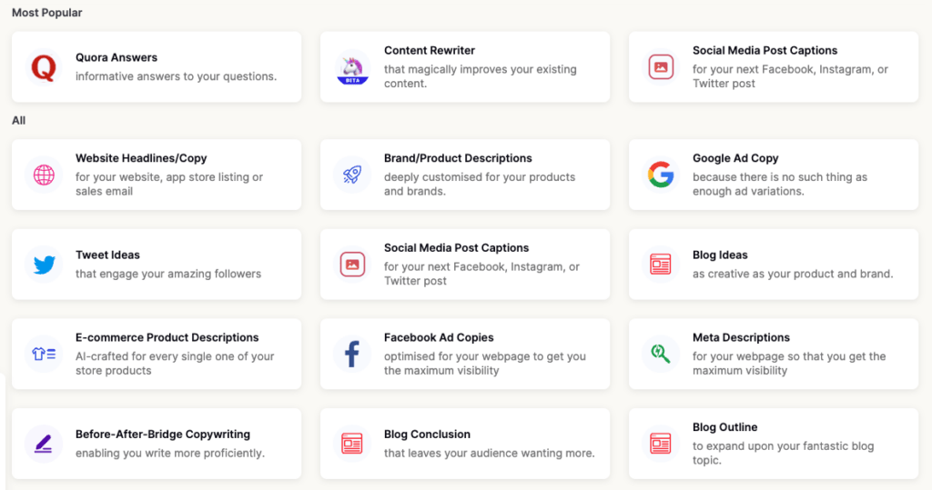 Peppertype features list