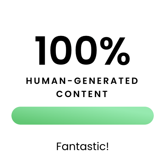 100% human generated