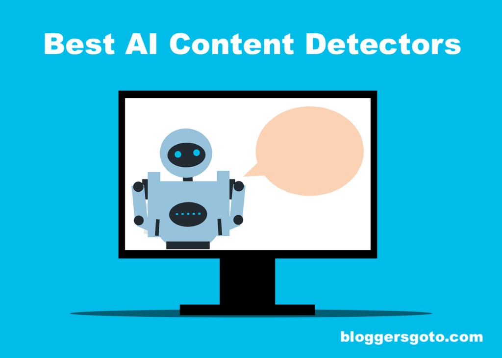 Best AI content detectors—a screen with AI telling you something