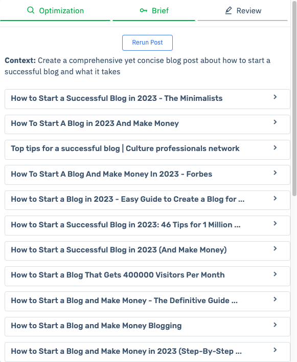 SEO review