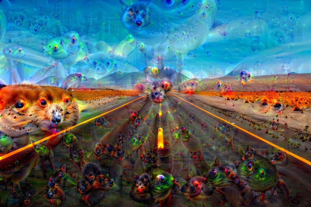 Deep Dream mode example output