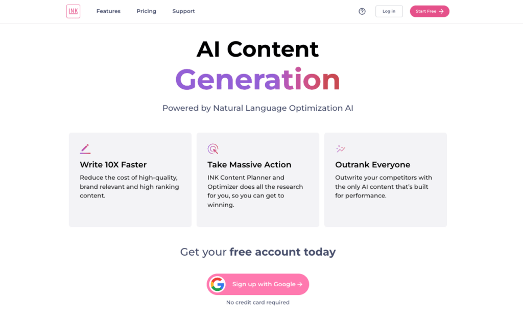 INK homepage