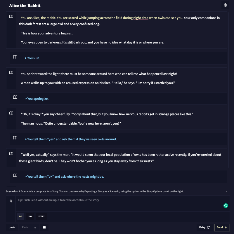 Novel AI Review (2023): Is It the Best AI Story and Image Generator? Let's Find Out 4 Novel AI Text adventure