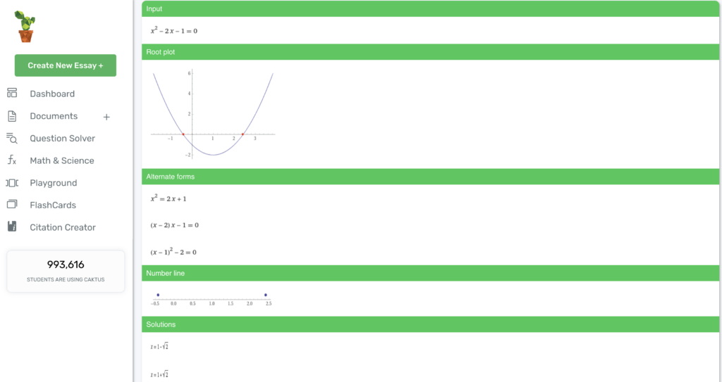 Math equations with Caktus