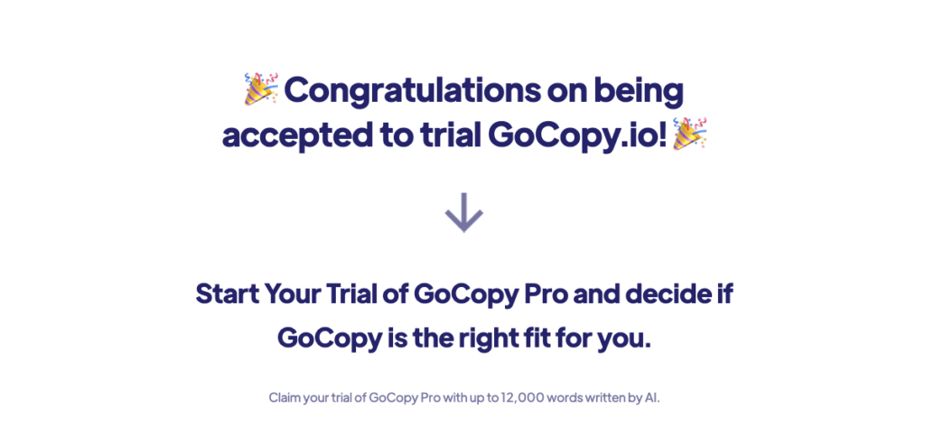 Gocopy accepted