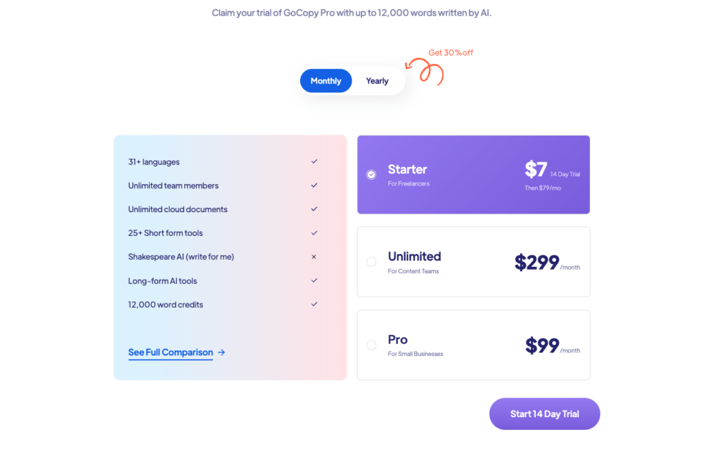 Pricing