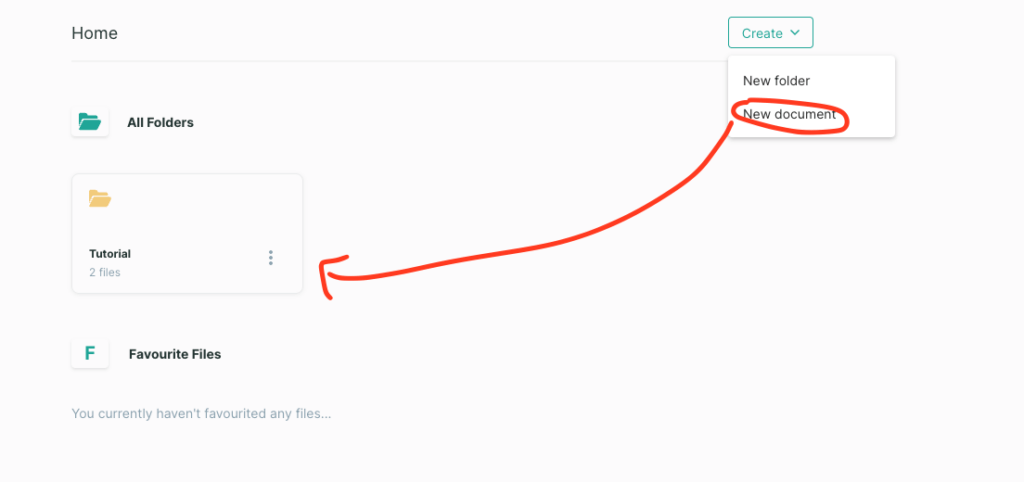 New document button in Gocopy