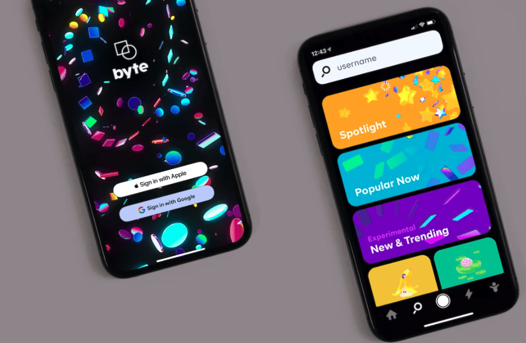 UI of mobile apps