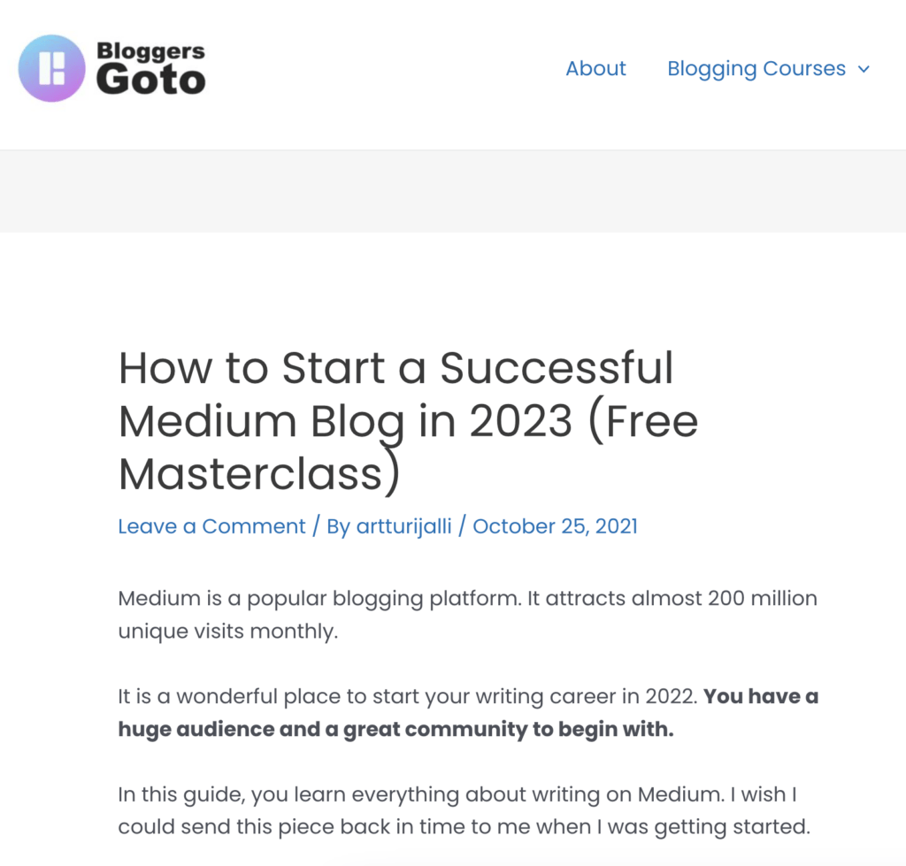 How to Start a Medium Blog