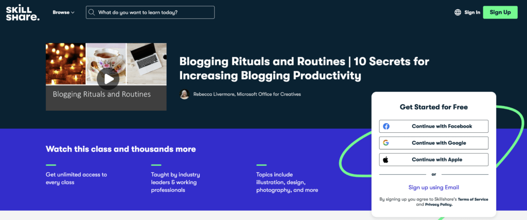 Blogging Rituals and Routines