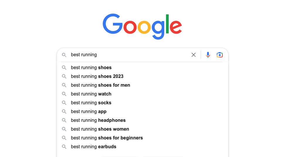 Google suggestions