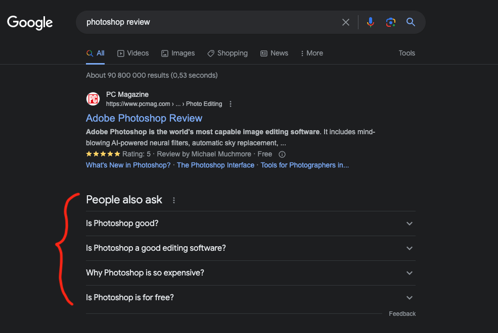 Reviews on Photoshop