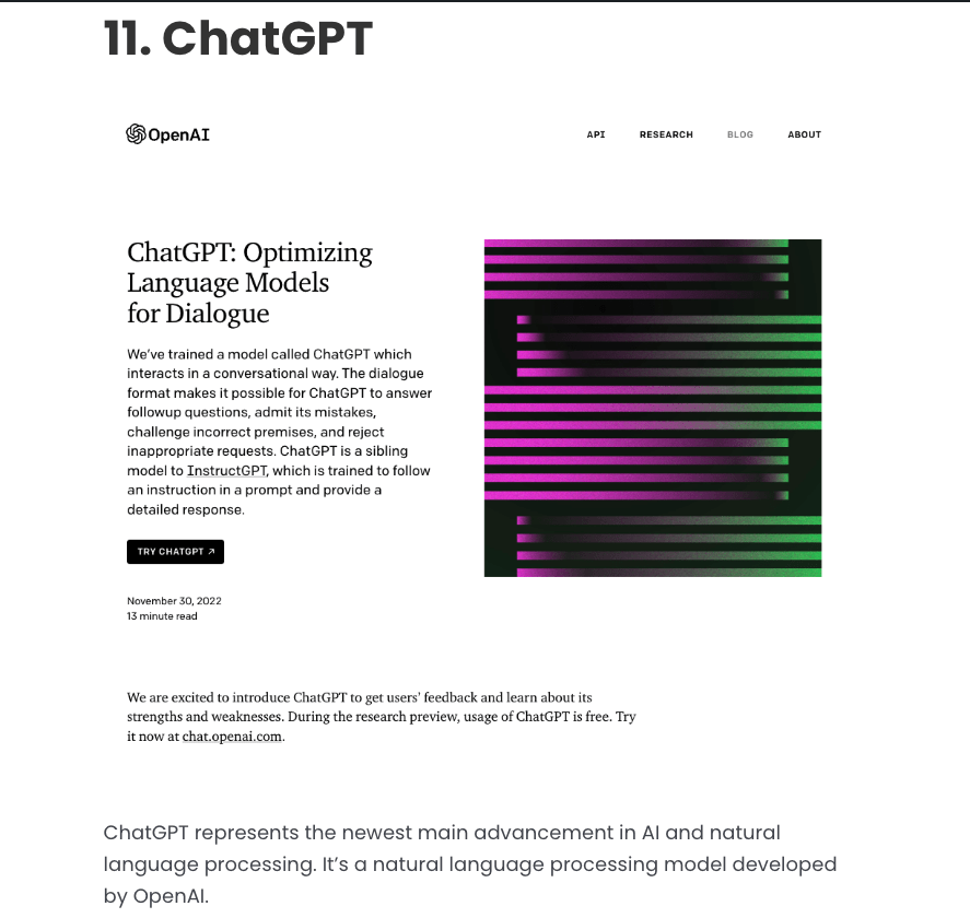 ChatGPT is a new thing everyone talks about