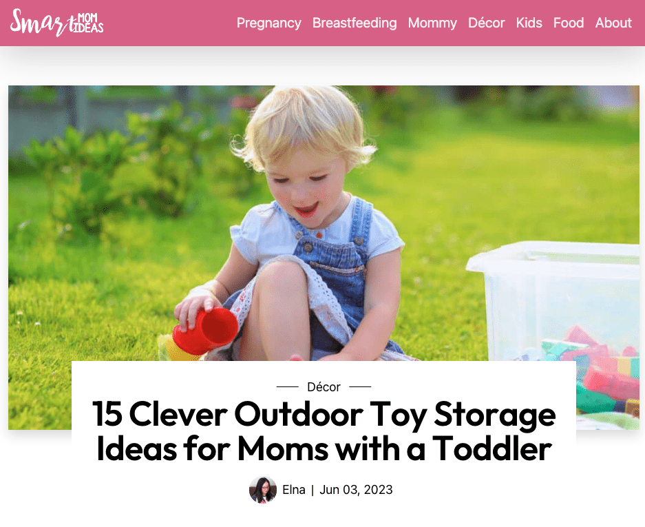 Smart Mom Ideas