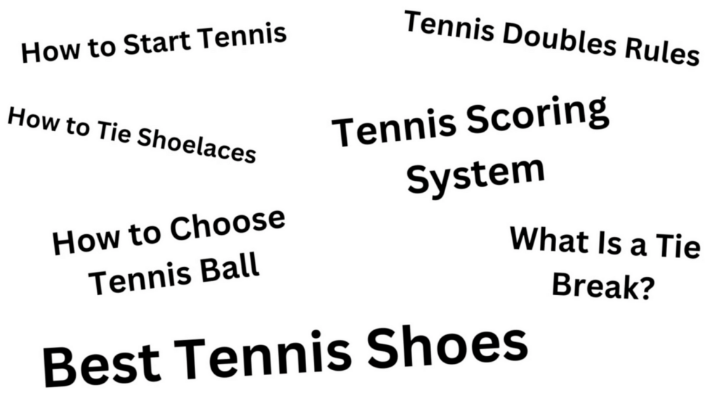 Tennis related blog post topics
