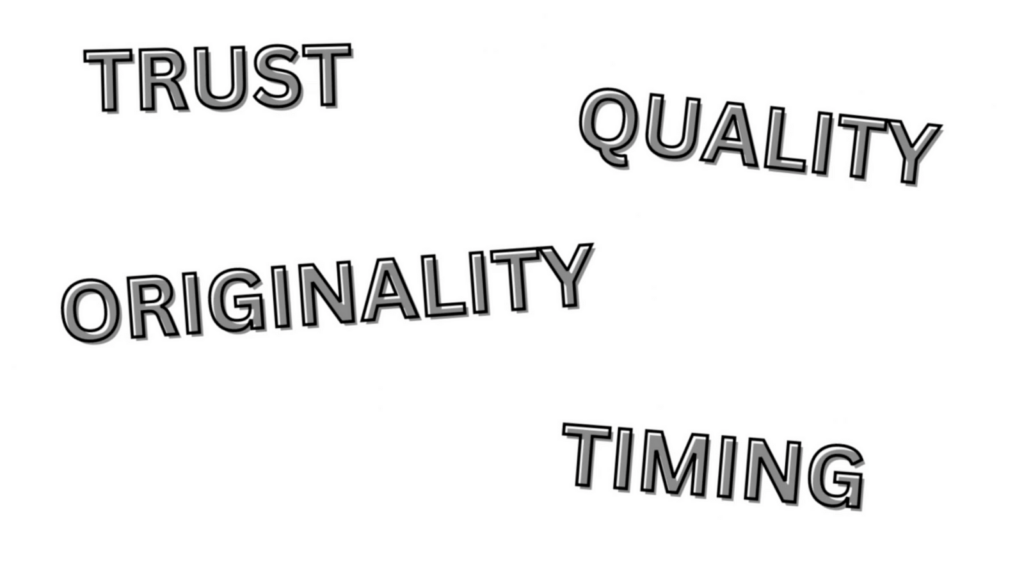 The four main ranking factors of Google