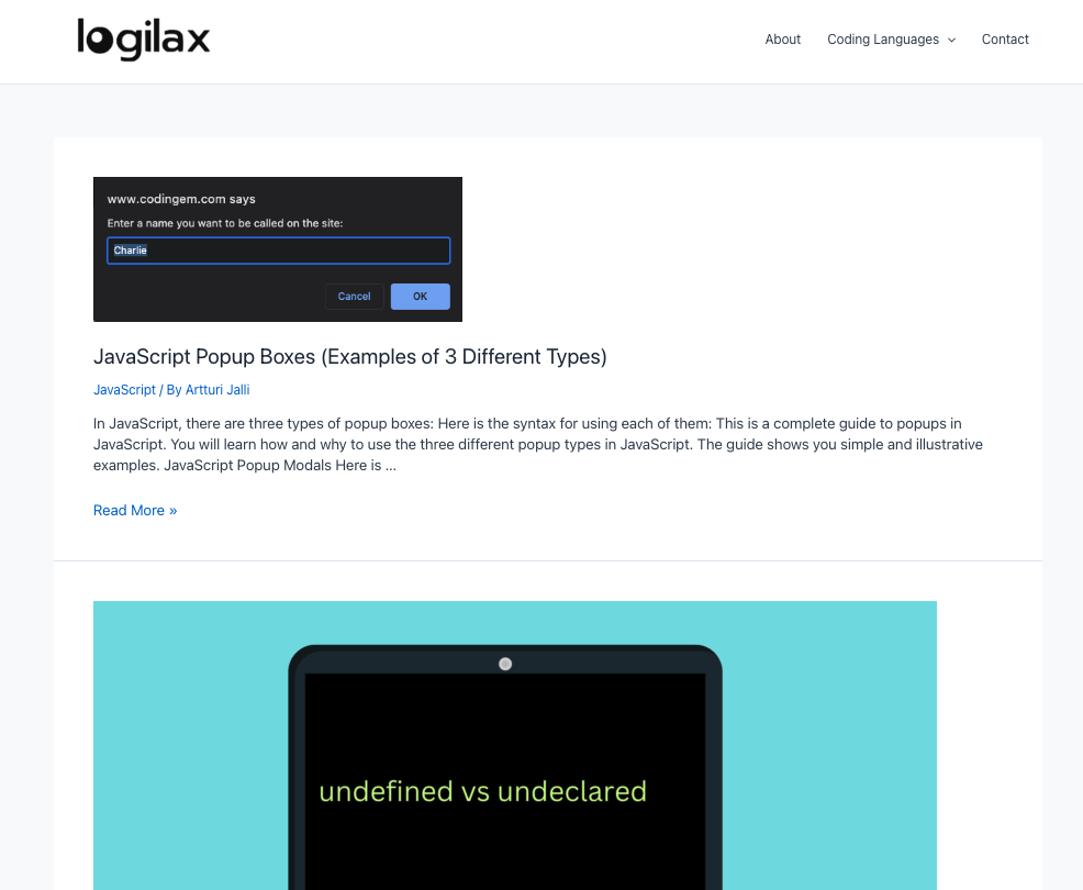 logilax homepage
