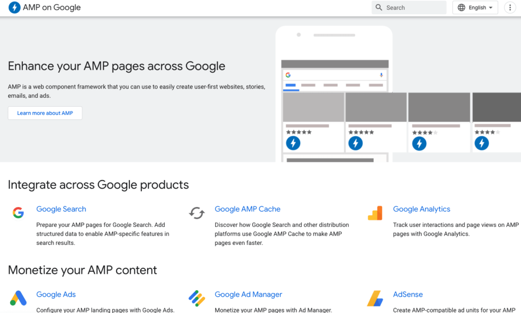 Google amp pages