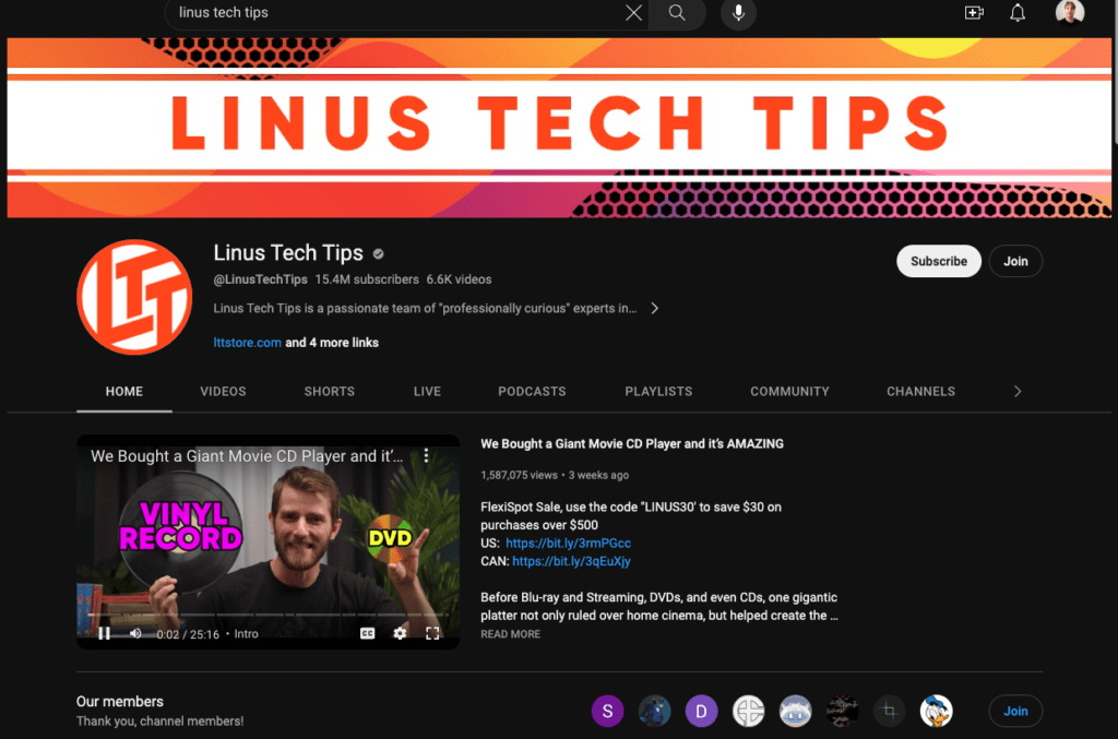 Linus Tech Tips