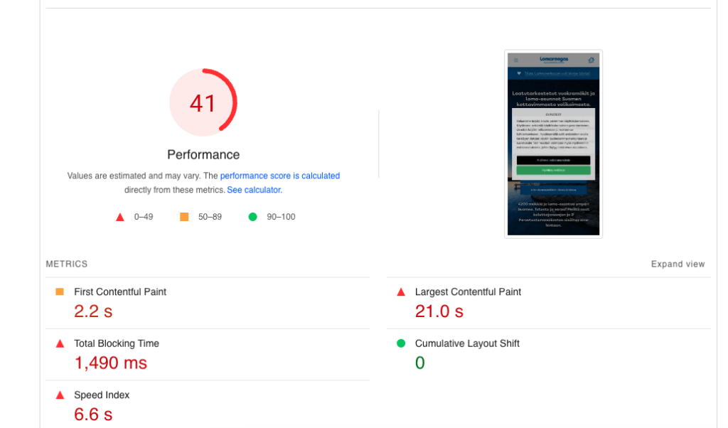 Page Speed Insights