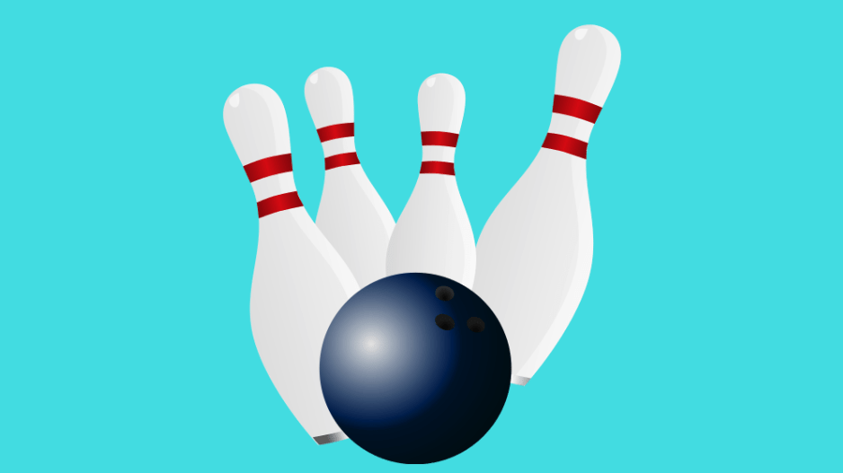Bowling ball and bowls