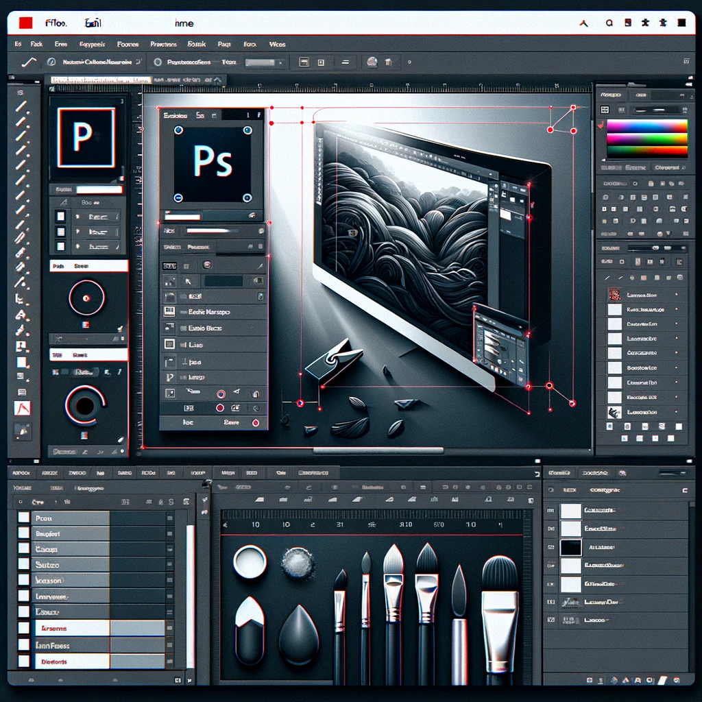 Photoshop tool seen by DALL-E